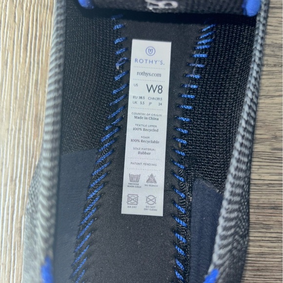 Rothy's Black Flats & Loafers with Slip-On Design - Picture 5 of 6